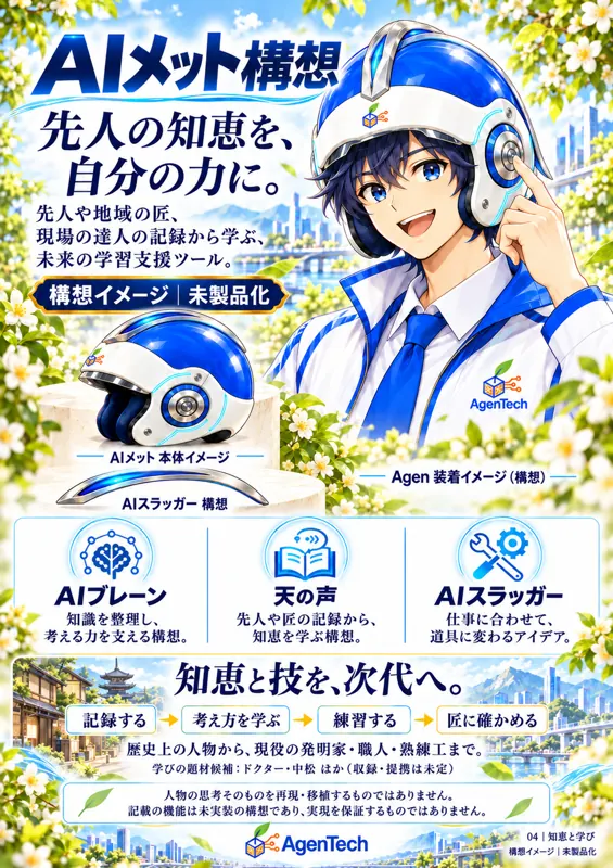 AIメットと未来の道具の未来構想画像