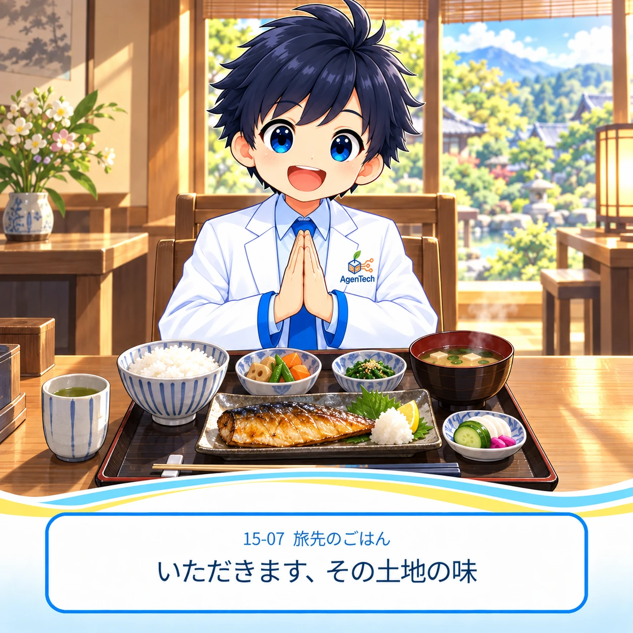 15-07 旅先の料理を楽しむエージェン